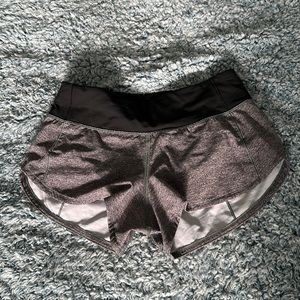 Size 2 Lululemon Speed Up Low Rise Shirts - 2.5in